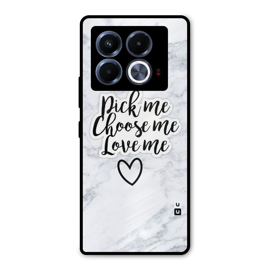 Just Me Metal Back Case for Infinix Note 40 5G