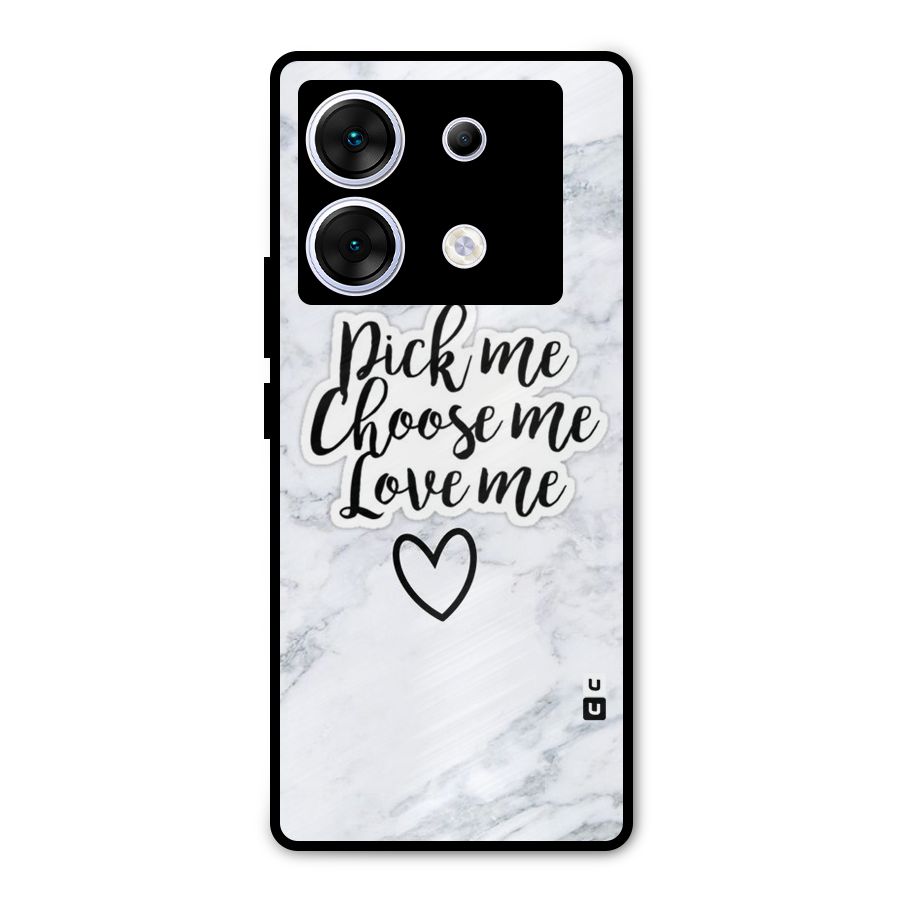 Just Me Metal Back Case for Infinix Zero 30 5G