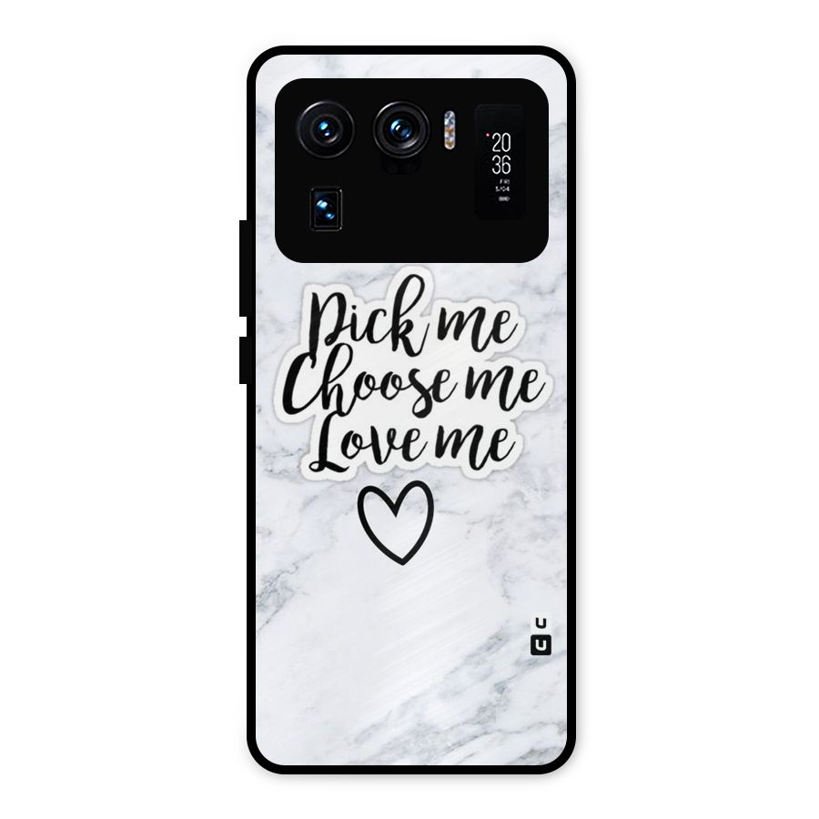 Just Me Metal Back Case for Mi 11 Ultra