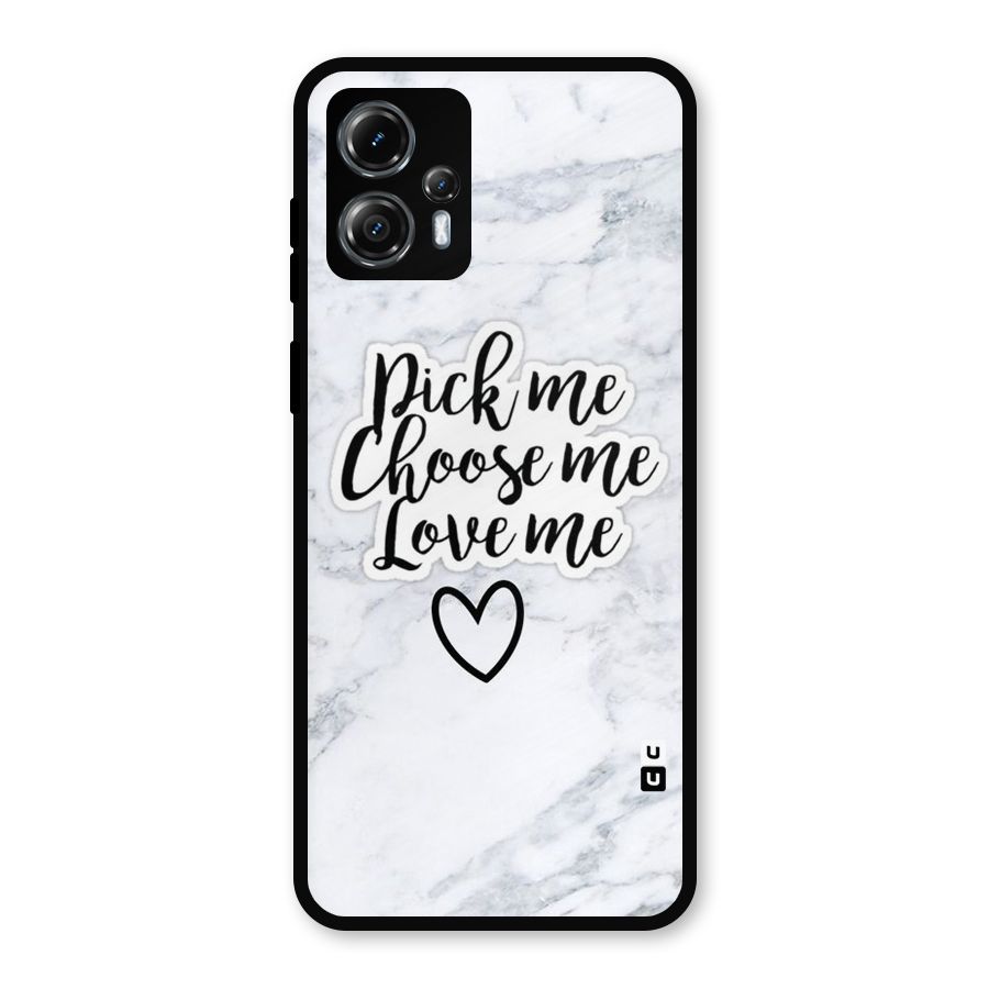 Just Me Metal Back Case for Moto G13