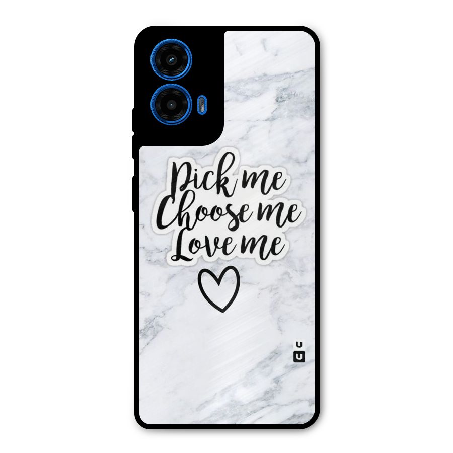 Just Me Metal Back Case for Moto G45
