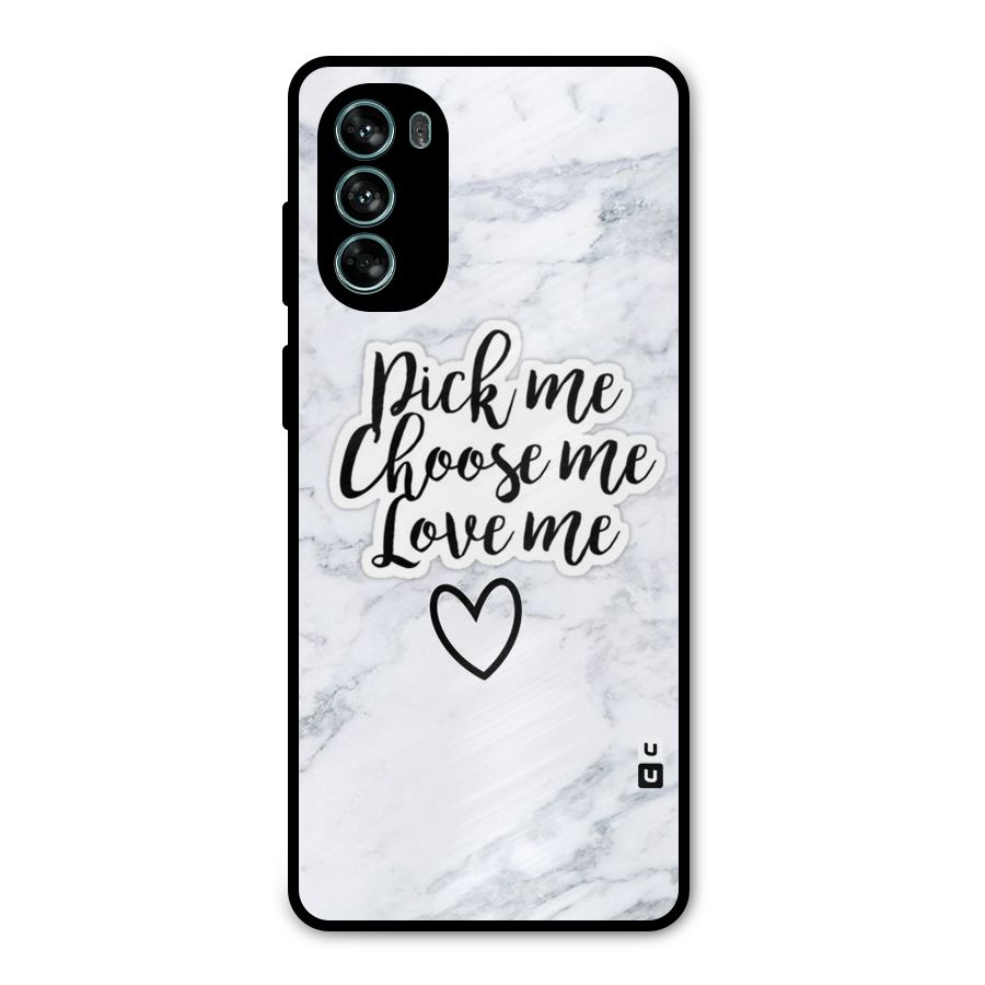 Just Me Metal Back Case for Moto G62