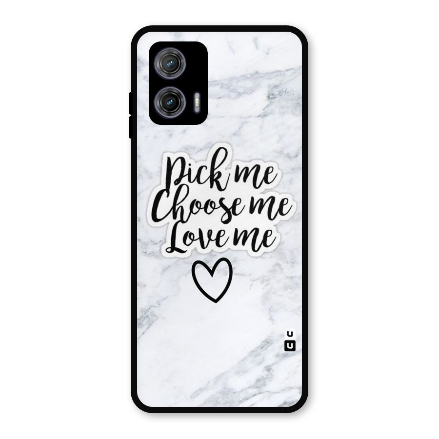 Just Me Metal Back Case for Moto G73