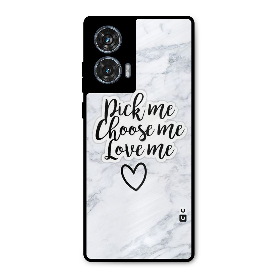 Just Me Metal Back Case for Motorola Edge 50 Fusion