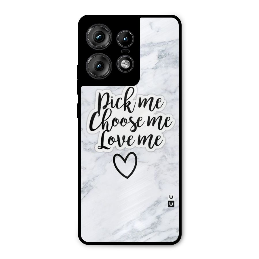 Just Me Metal Back Case for Motorola Edge 50 Pro