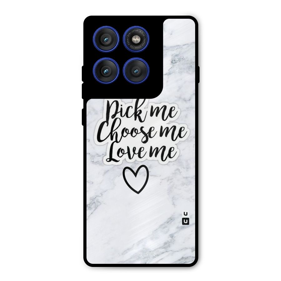 Just Me Metal Back Case for Motorola Edge 60 Pro