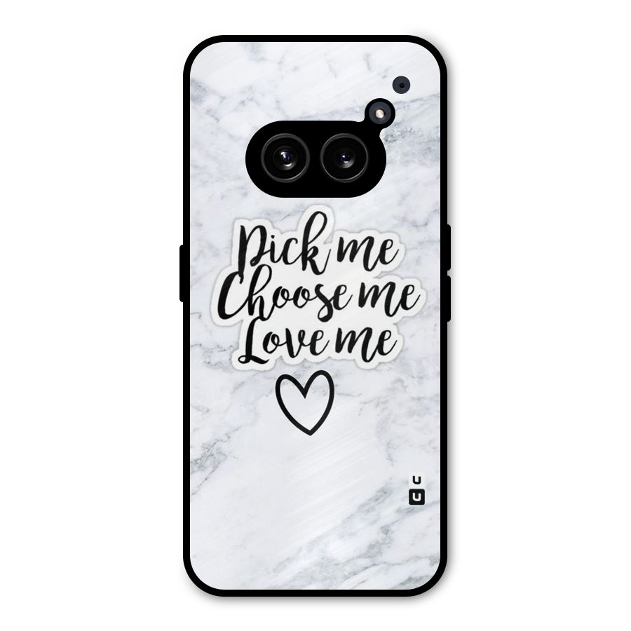 Just Me Metal Back Case for Nothing Phone 2a Plus