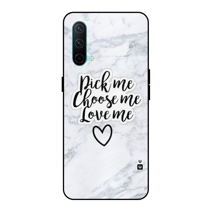Just Me Metal Back Case for OnePlus Nord CE 5G