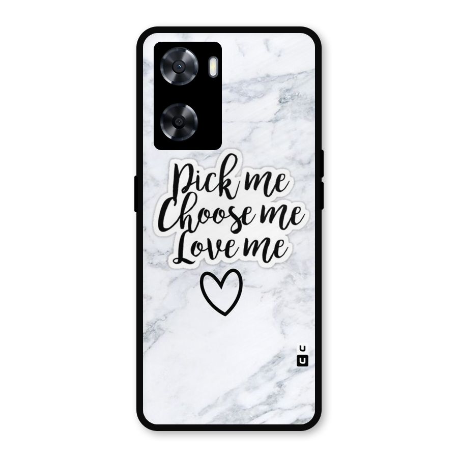 Just Me Metal Back Case for Oppo A77
