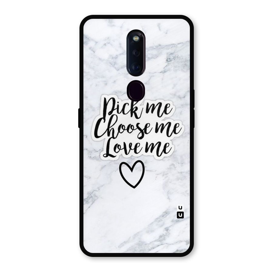 Just Me Metal Back Case for Oppo F11 Pro