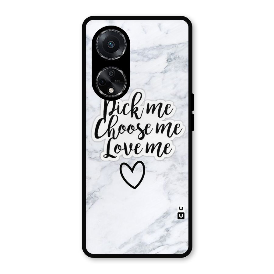 Just Me Metal Back Case for Oppo F23
