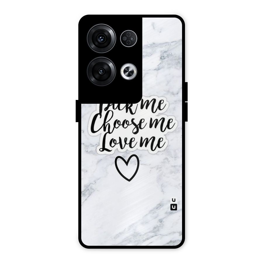 Just Me Metal Back Case for Oppo Reno8 Pro 5G