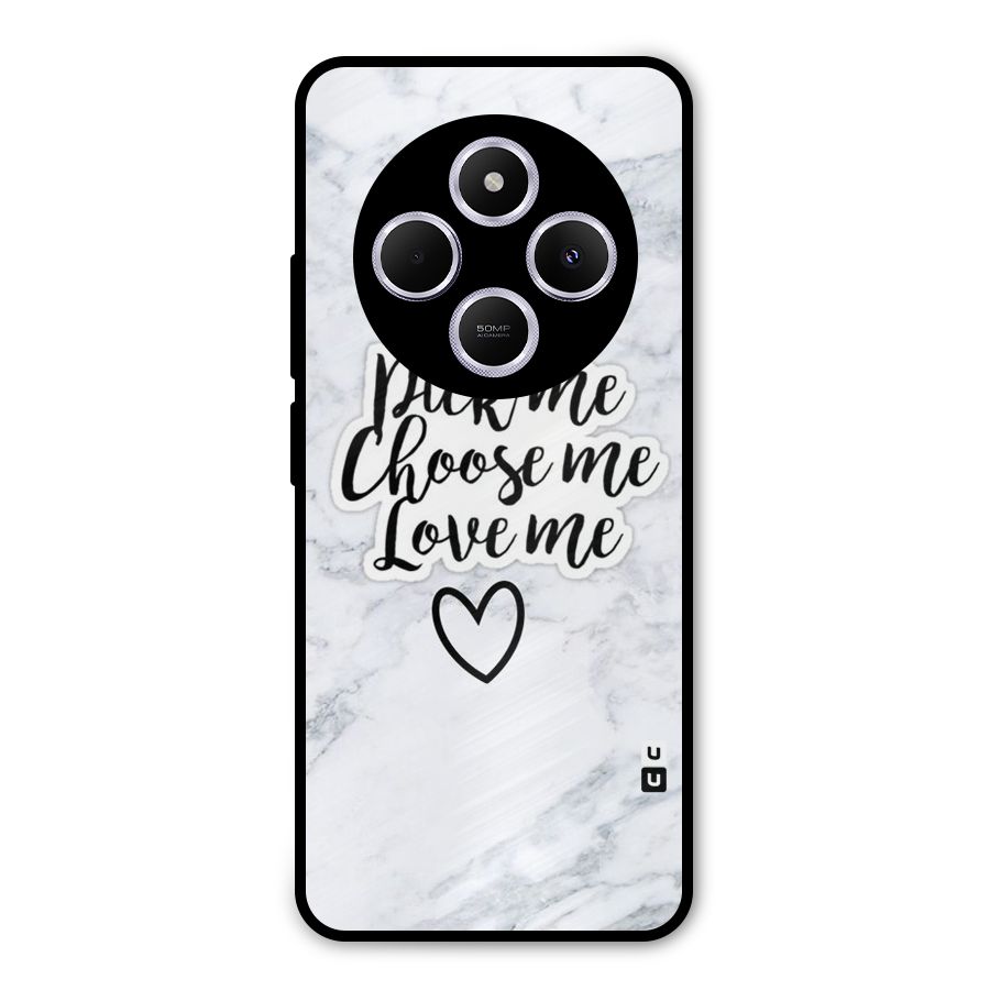 Just Me Metal Back Case for Poco C75 5G