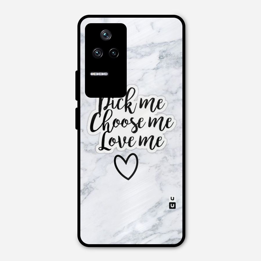 Just Me Metal Back Case for Poco F4 5G