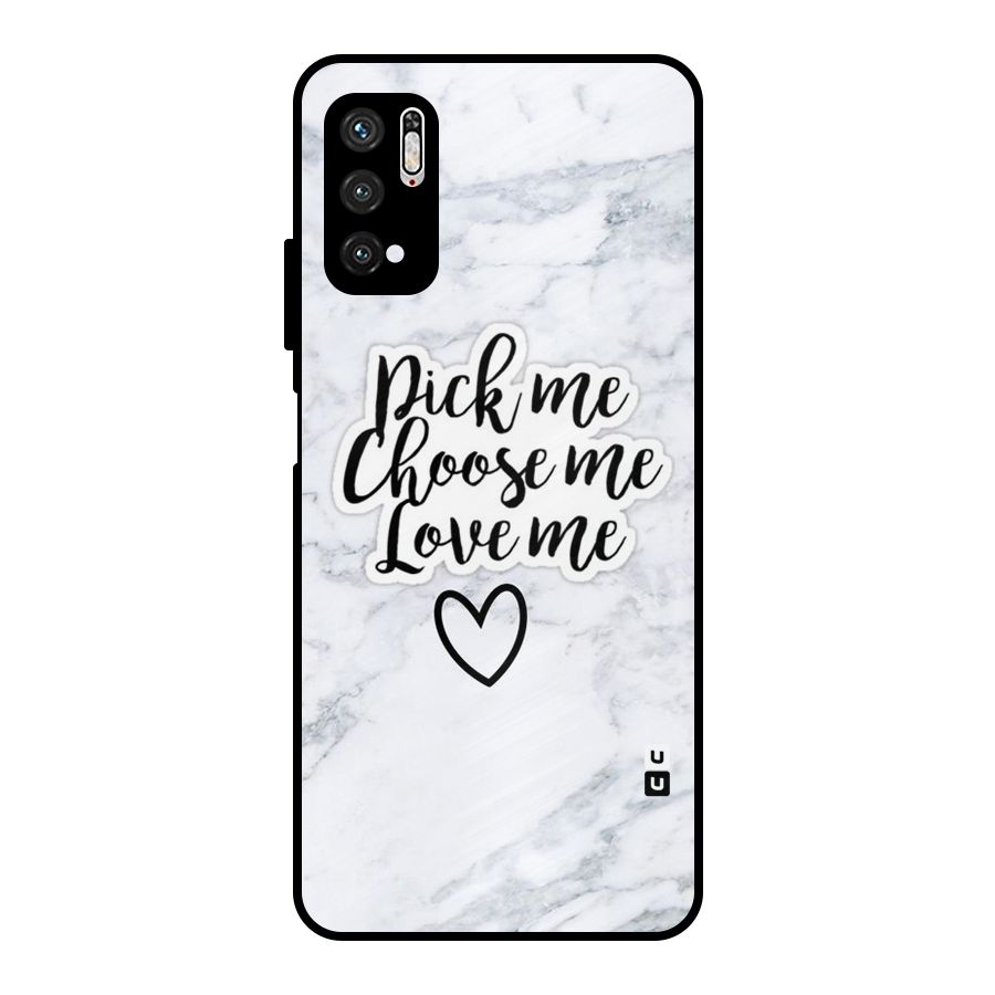 Just Me Metal Back Case for Poco M3 Pro 5G