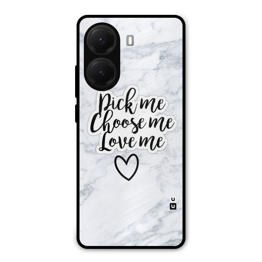 Just Me Metal Back Case for Poco X7 Pro