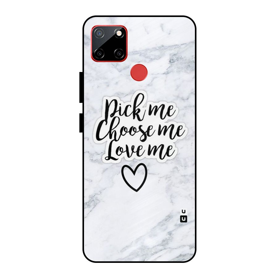 Just Me Metal Back Case for Realme C12