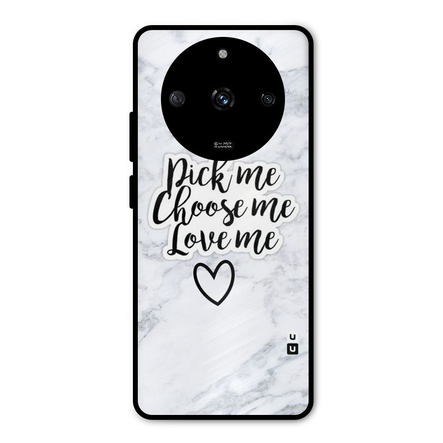 Just Me Metal Back Case for Realme Narzo 60 5G