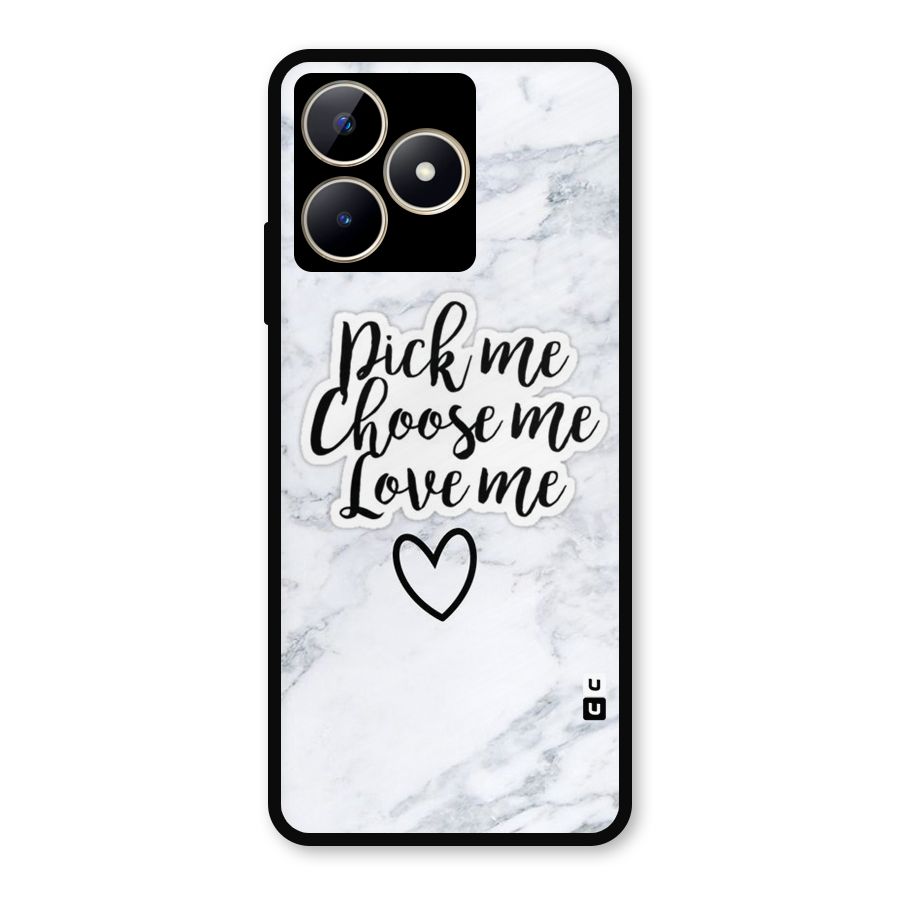 Just Me Metal Back Case for Realme Narzo N53