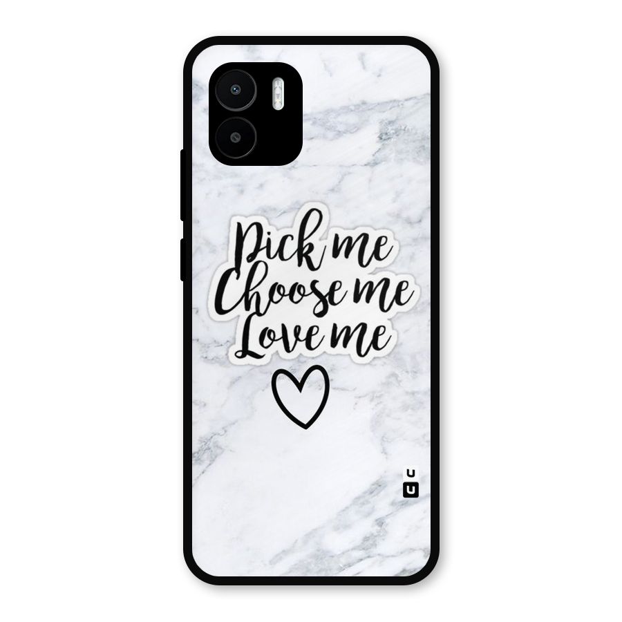 Just Me Metal Back Case for Redmi A2