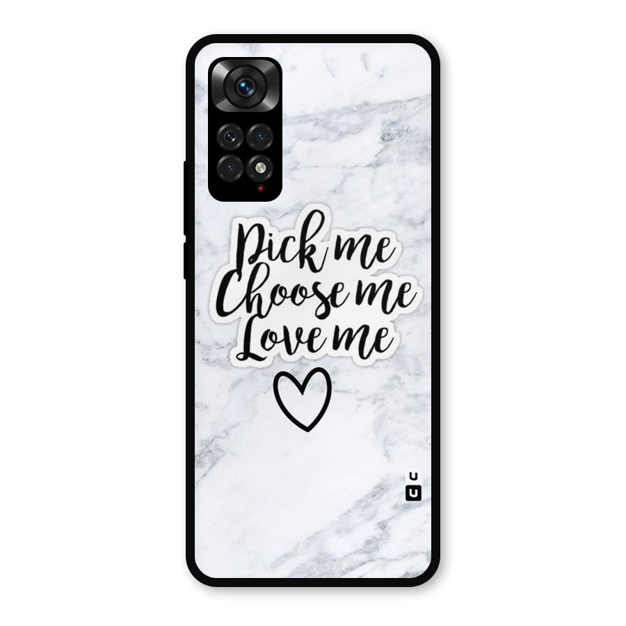 Just Me Metal Back Case for Redmi Note 11s
