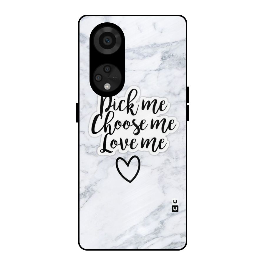 Just Me Metal Back Case for Reno8 T 5G