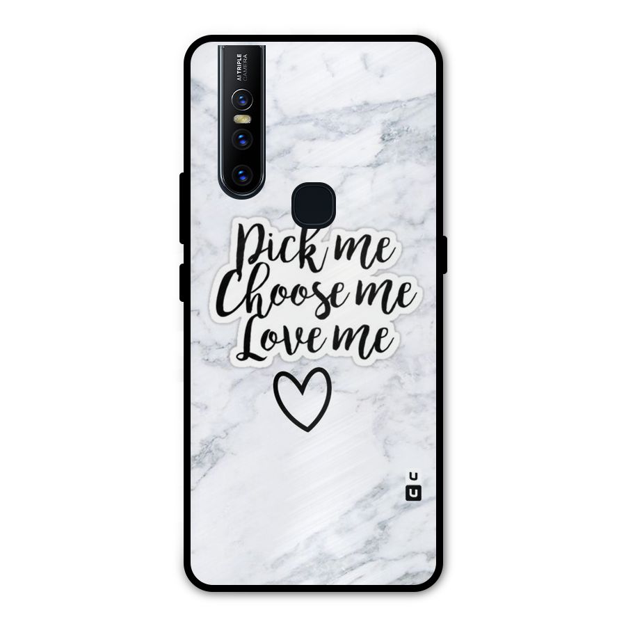 Just Me Metal Back Case for Vivo V15