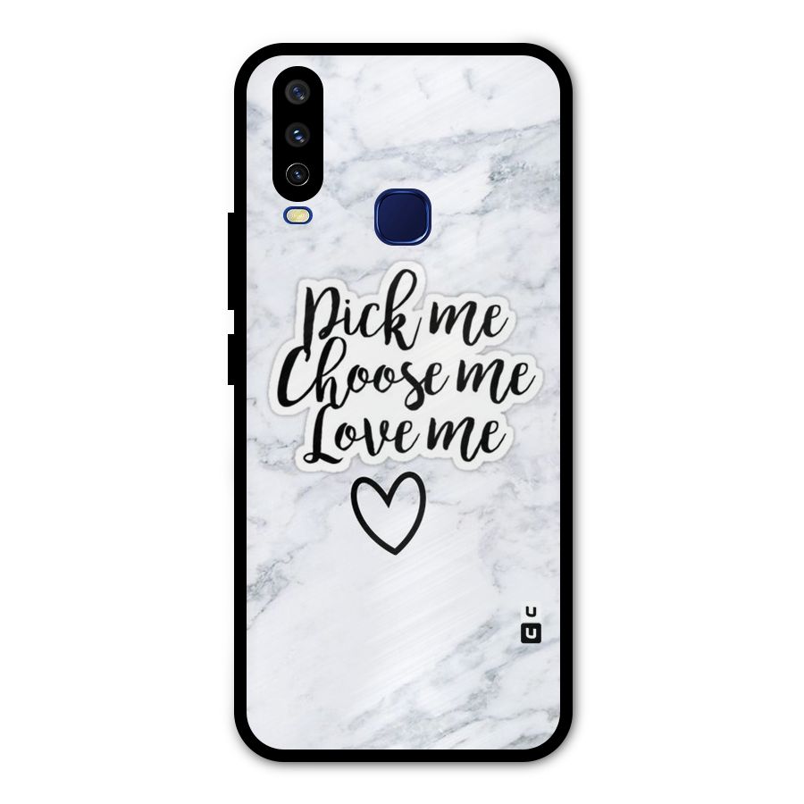Just Me Metal Back Case for Vivo V17