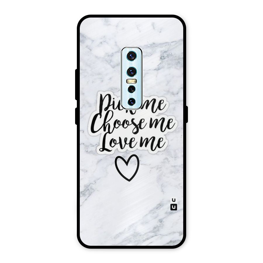 Just Me Metal Back Case for Vivo V17 Pro
