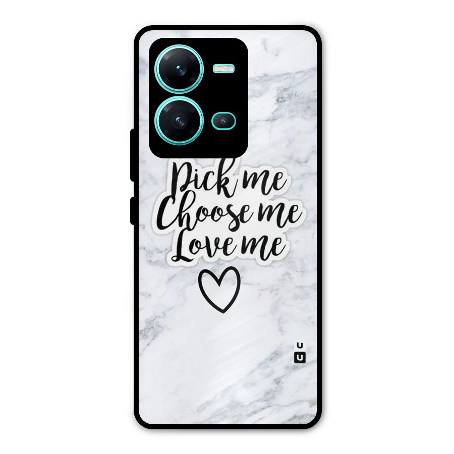Just Me Metal Back Case for Vivo V25
