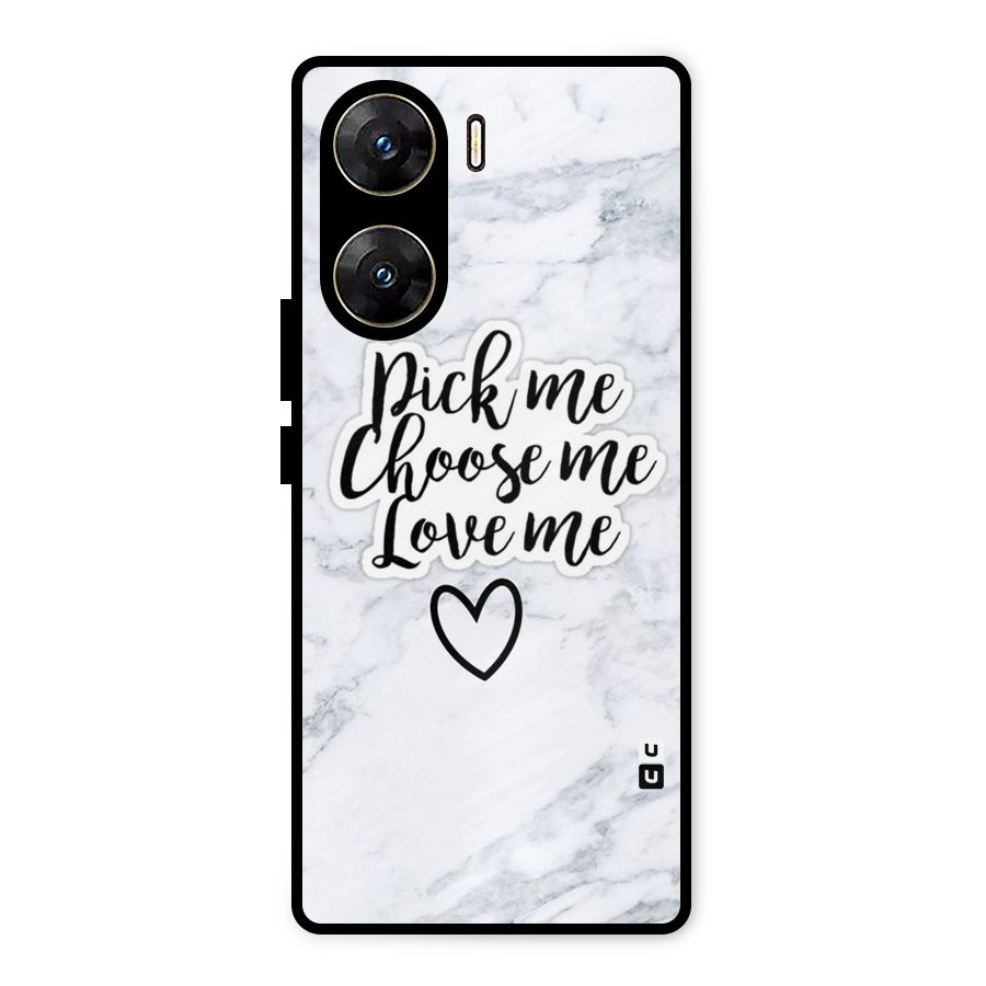 Just Me Metal Back Case for Vivo V29e