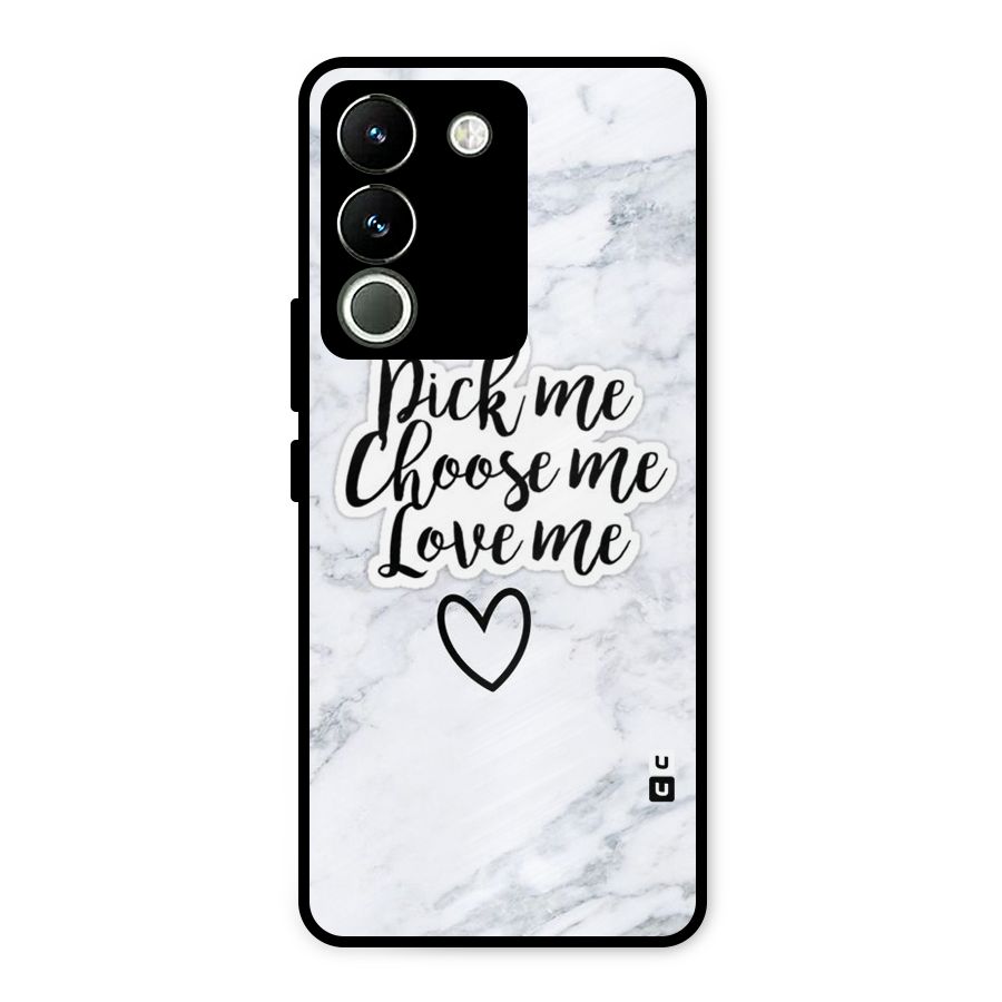 Just Me Metal Back Case for Vivo Y200