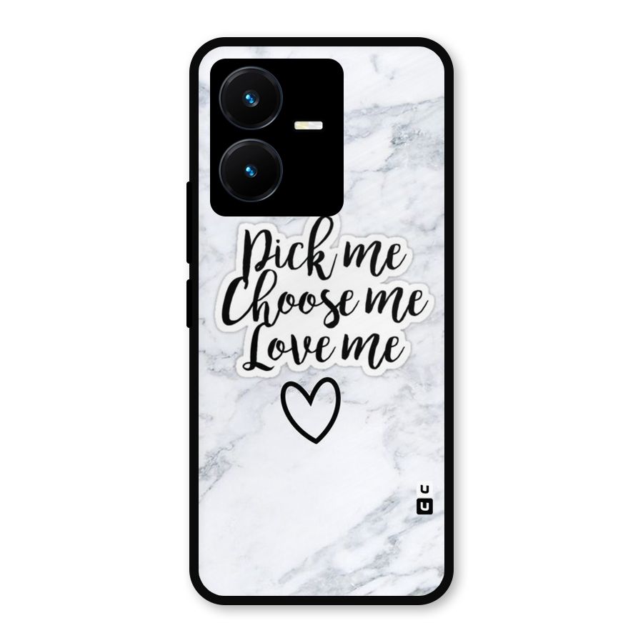 Just Me Metal Back Case for Vivo Y22