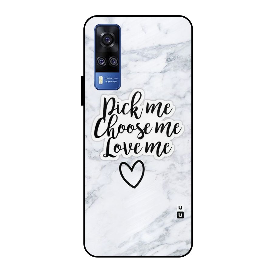 Just Me Metal Back Case for Vivo Y51