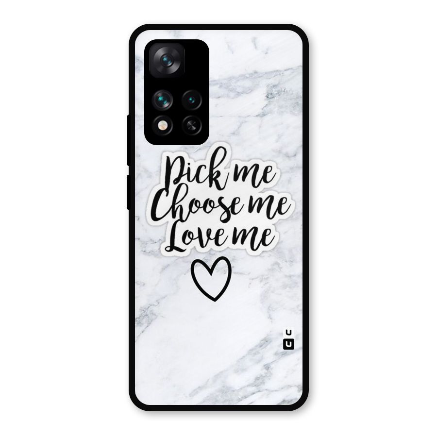 Just Me Metal Back Case for Xiaomi 11i Hypercharge 5G