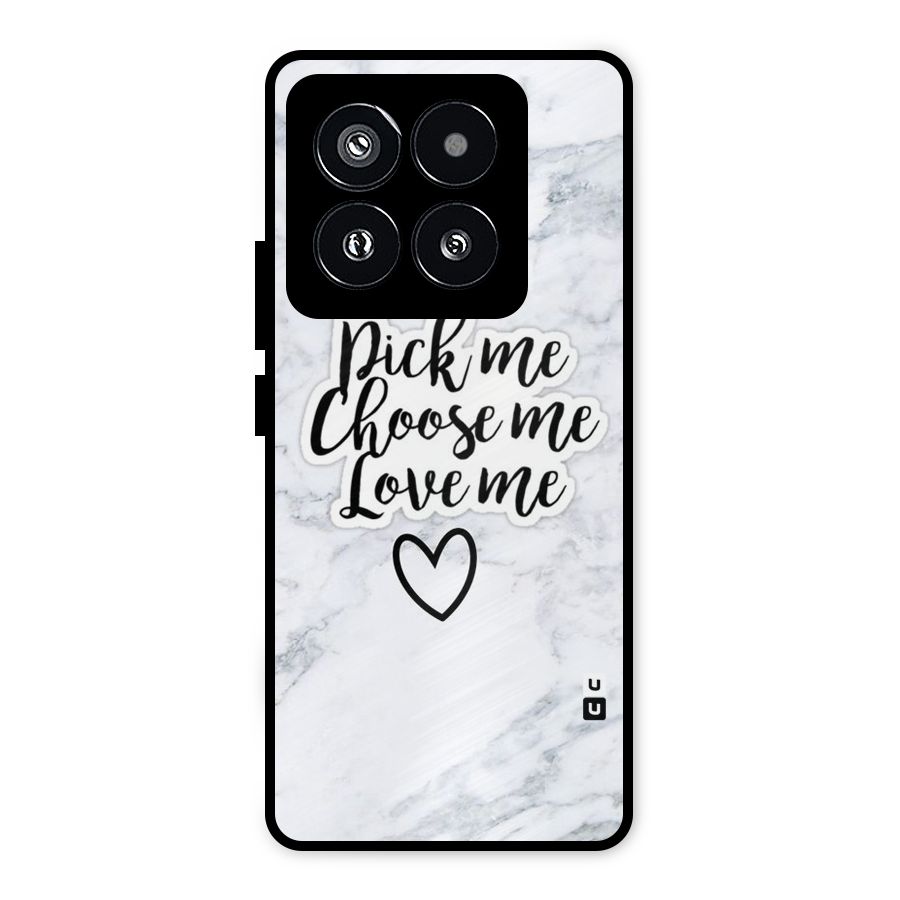 Just Me Metal Back Case for Xiaomi 14 Pro