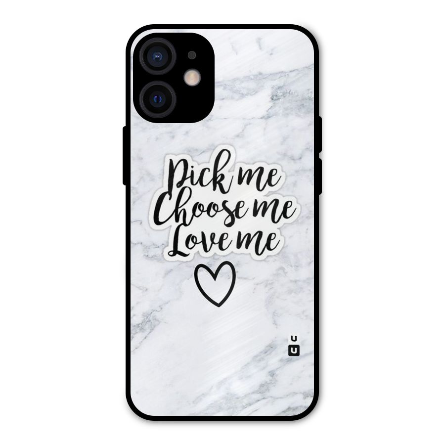 Just Me Metal Back Case for iPhone 12 Mini