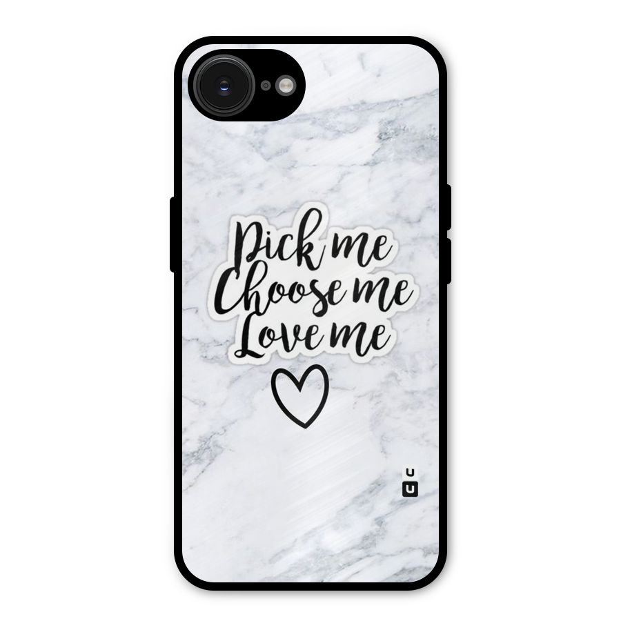 Just Me Metal Back Case for iPhone 16e