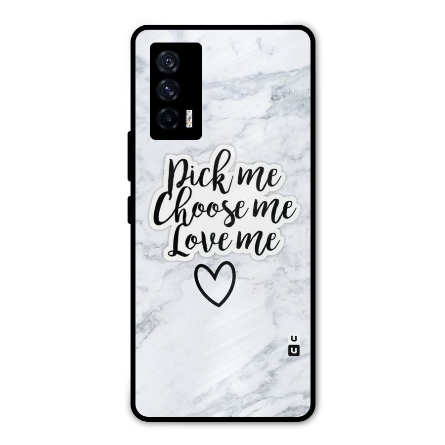 Just Me Metal Back Case for iQOO 7 5G