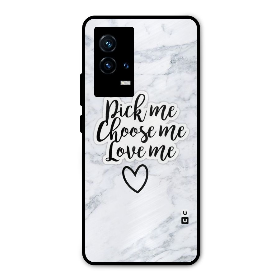 Just Me Metal Back Case for iQOO 9 5G