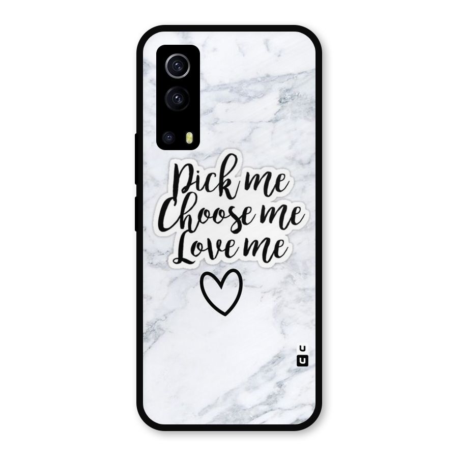 Just Me Metal Back Case for iQOO Z3