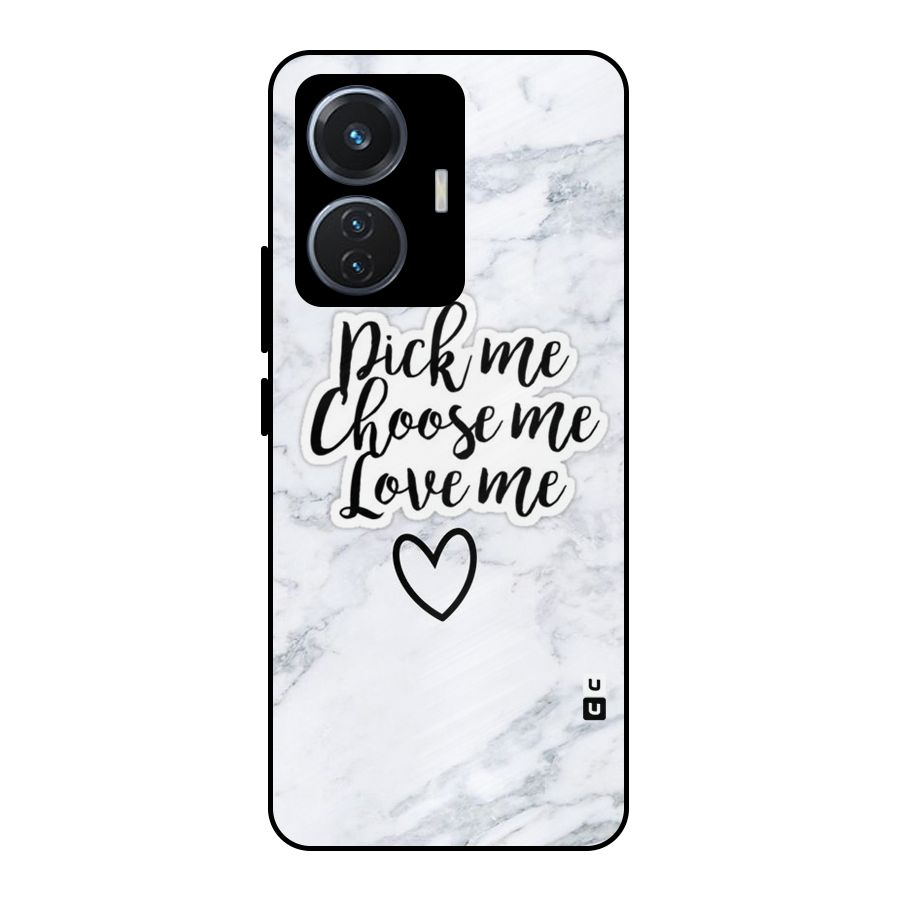 Just Me Metal Back Case for iQOO Z6 44W