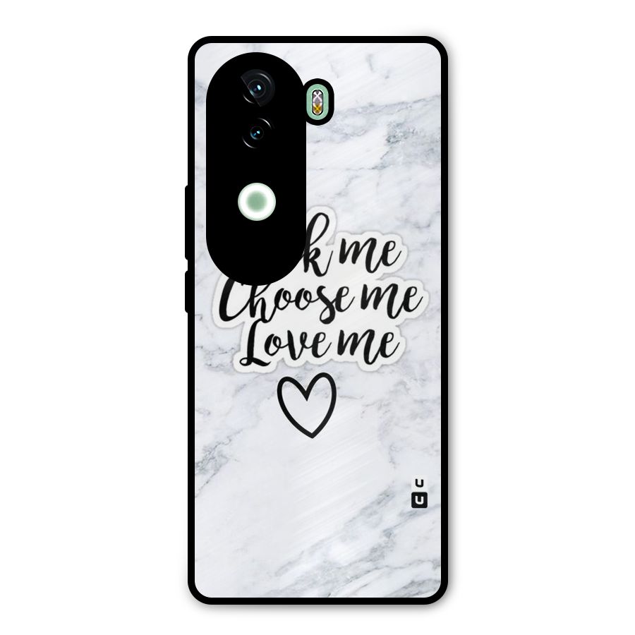 Just Me Metal Back Case for iQOO Z9s