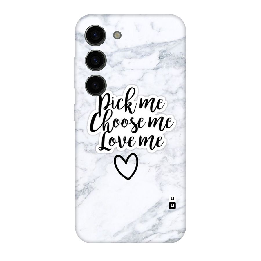 Just Me Original Polycarbonate Back Case for Galaxy S23
