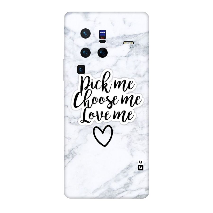 Just Me Original Polycarbonate Back Case for Vivo X80