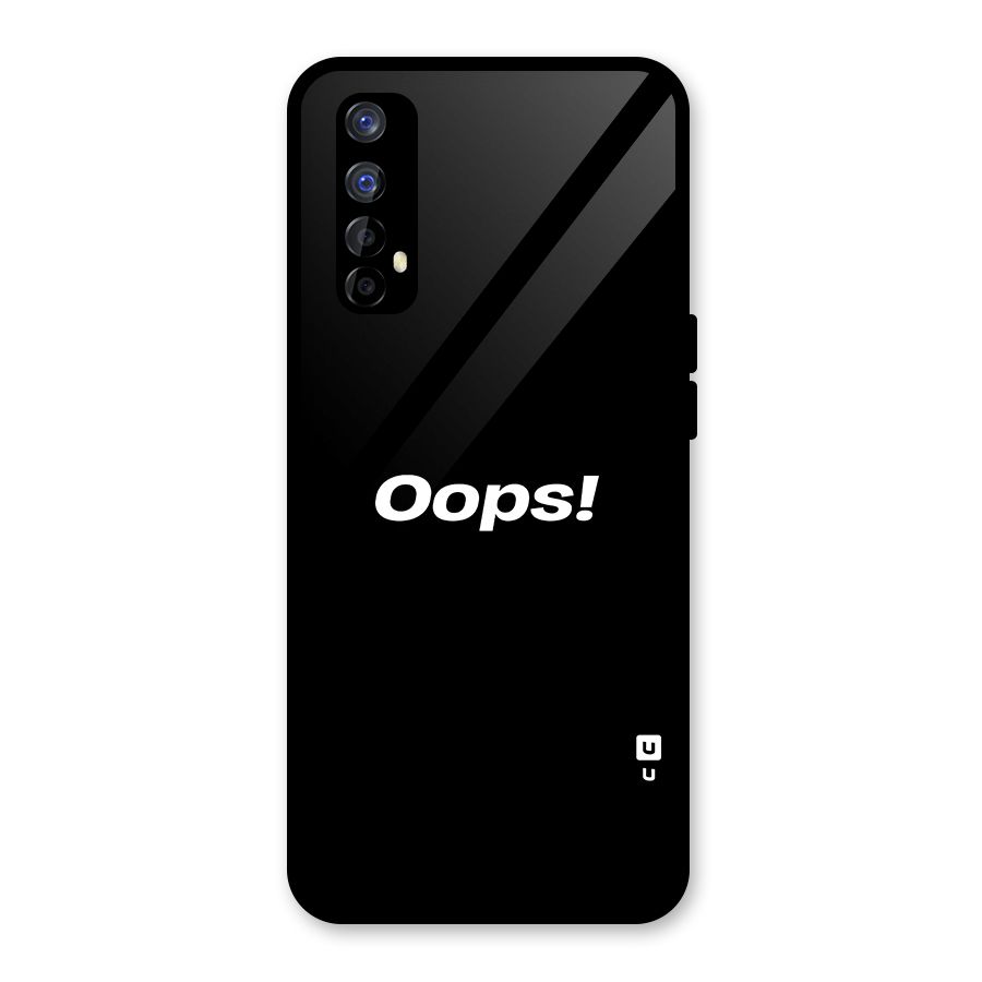 Just Oops Glass Back Case for Realme 7