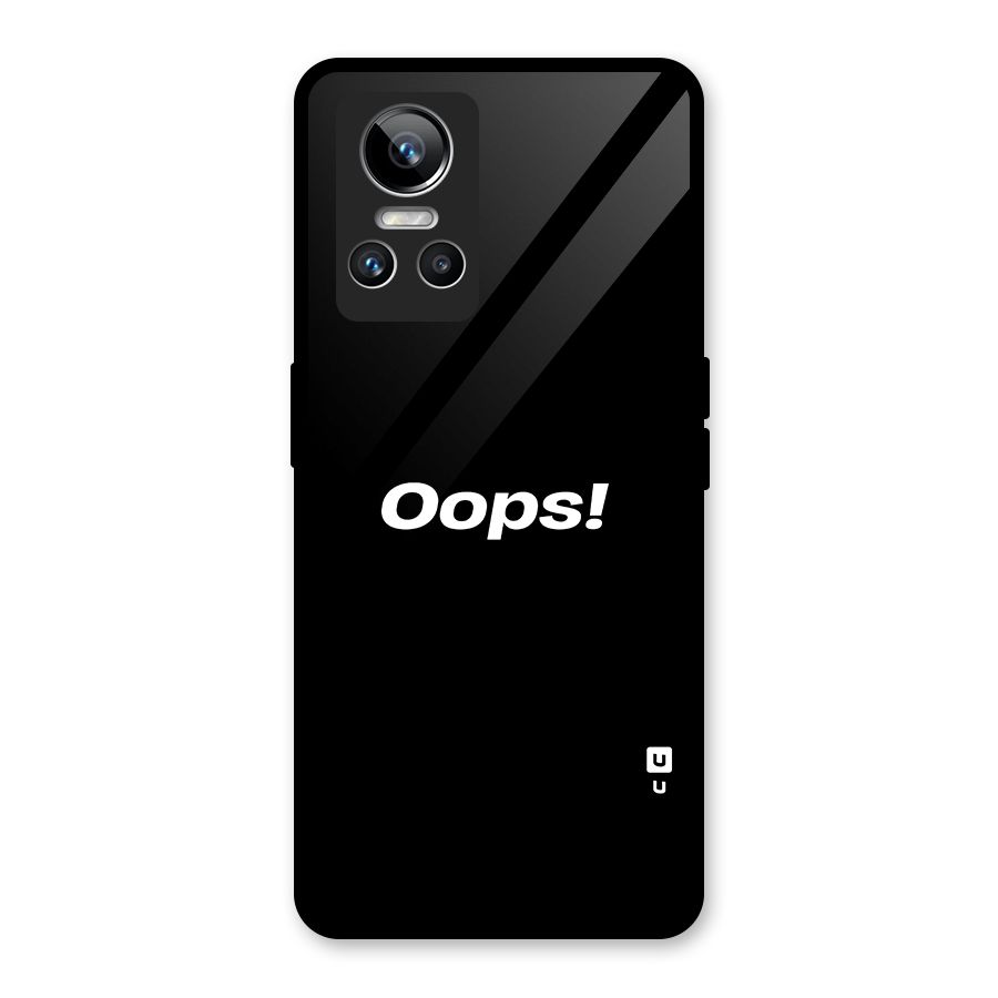 Just Oops Glass Back Case for Realme GT Neo 3