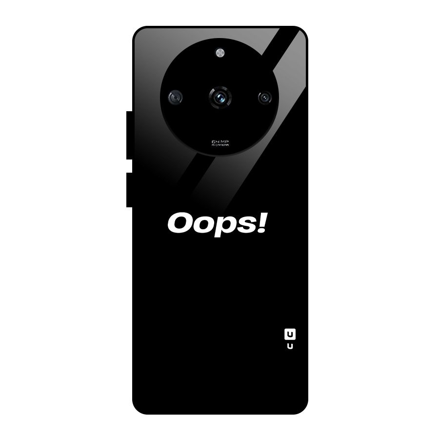 Just Oops Glass Back Case for Realme Narzo 60 5G
