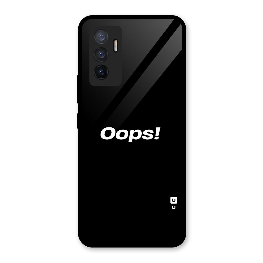 Just Oops Glass Back Case for Vivo V23e