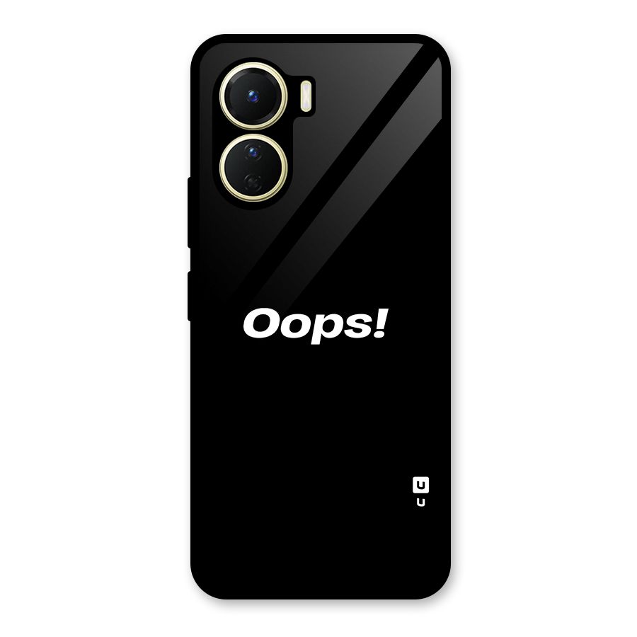 Just Oops Glass Back Case for Vivo Y16